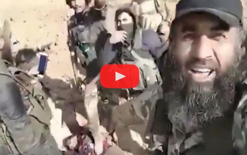 Similar to the mutilation of the body of Barin Kobani … Pro-Turkish  factions are mutilating the body of another female fighter