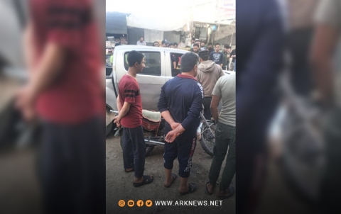 إصابات بانفجار في عفرين إصابات بانفجار في عفرين