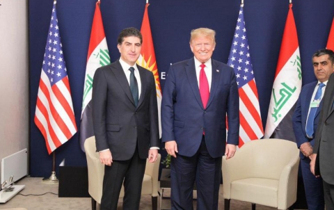 البيت الأبيض يعلن نتائج اجتماع دونالد ترمب مع نيجيرفان البارزاني