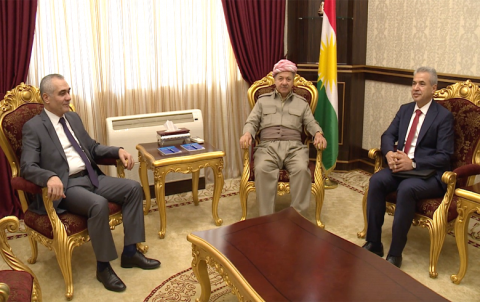 President Barzani receives the delegation of the Kurdish National Council in Syria