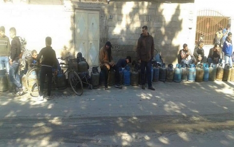  PYD یرفع سعر جرە الغاز الواحدة ل 5 آلاف لیرة سوریة