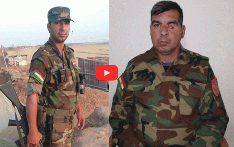 بيشمركة من قوات لشكرى روج أصيب أثناء ملحمة عين عويس وهو بحاجة إلى العلاج خارج الوطن 