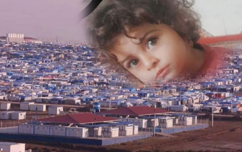 Domiz camp .. The death of a child as a result of running over