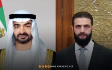 أحمد الشرع ومحمد بن زايد آل نهيان يجريان اتصالا هاتفيا 