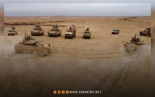 International Coalition Forces Conduct Military Drills in Mount Abdulaziz Area, Hasaka