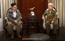 الرئيس بارزاني ورئيس الحزب الاشتراكي الديمقراطي الكوردستاني يناقشان الوضع  في المنطقة 