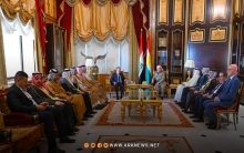 الرئيس بارزاني يستقبل وفدا من شيوخ ووجهاء عشائر المحافظات العراقية