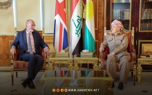 الرئيس بارزاني وستيفن هيتشن يناقشان آخر التطورات والتوترات في المنطقة والشرق الأوسط 