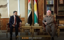 الرئيس بارزاني يستقبل محافظ النجف يوسف كناوي 