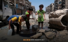 مياه الصرف الصحي تغمر منازل بلدة في ريف دمشق 