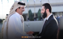 أحمد الشرع يصل قطر ويجتمع مع الشيخ تميم بن حمد آل ثاني