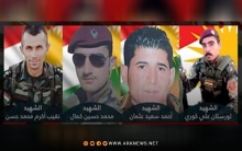 الذكرى السنوية الـ11 لاستشهاد أربعة مقاتلين من قوات بيشمركة لشكري روج