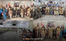 قامشلو.. الشعب الكوردستاني-سوريا يكرم عددا من المناضلين القدامى وأعضاء فرقة خلات 