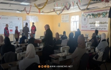 بارزاني الخيرية تختتم دورة لتعليم الخياطة في مخيم دارشكران للاجئين