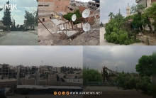 عاصفة رملية تلحق أضرارا مادية كبيرة بمدينة ديرك 