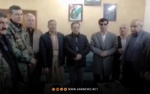 A delegation from the Roj Peshmerga organization of the Kurdistan Democratic Party - Syria visits the family of the martyr Saeed Ahmed Aini