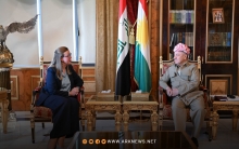 الرئيس بارزاني يستقبل هولي فير القنصل العام الجديد لمملكة بريطانيا في أربيل