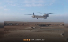 International Coalition Forces Send Military and Logistics Equipment to Their Base in Rural Hasakah City