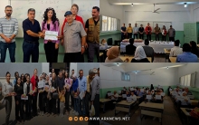 عفرين.. بارزاني الخيرية تكرم طلاب دورة اللغة الكوردية ( المرحلة الثالثة )