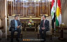 مسرور بارزاني وهاري ثيوهاريس يبحثان آخر المستجدات في المنطقة