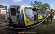 Four Syrian refugees were injured by shrapnel from an Israeli missile in southern Lebanon