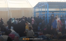 نحو 850 عراقيا يغادرون مخيم الهول باتجاه مخيم الجدعة 