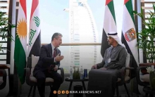 رئيس حكومة إقليم كوردستان يلتقي مع رئيس الإمارات العربية المتحدة 