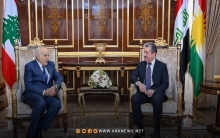 مسرور بارزاني یستقبل غسان سلامة وزير الثقافة اللبناني