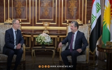 مسرور بارزاني يستقبل آنتي بوتكونين سفير فنلندا الجديد لدى العراق 