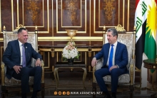 مسرور بارزاني يستقبل قصي محبوبة رئيس حزب أمارجي الليبرالي العراقي