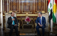 رئيس حكومة إقليم كوردستان يستقبل محافظ بغداد عطوان العطواني