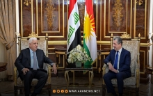 رئيس حكومة إقليم كوردستان یستقبل رئيس هيئة الحشد الشعبي
