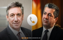 مسرور بارزاني ويان يامبون يستعرضان آخر مستجدات الأوضاع في المنطقة