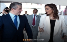 مسرور بارزاني يلتقي مع نور بنت علي الخليف في العاصمة البحرينية المنامة