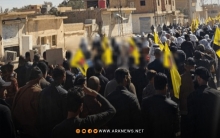 قوات سوريا الديمقراطية تجبر موظفيها على الخروج في مظاهرة منددة للاستهدافات التركية 