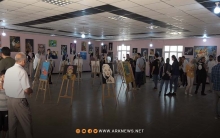 مخيم كوركوسك.. لاجئون من كوردستان سوريا يقيمون معرضا لأعمالهم الفنية 