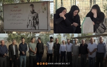 كوركورسك.. الديمقراطي الكوردستاني - سوريا وذوو الشهيد يزورون قبر الشهيد رمضان فيصل حسي 