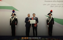 رئيس إقليم كوردستان يشكر رئيس إيطاليا وشعبها 