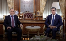 نیجیرفان بارزاني يستقبل إلبروس كوتراشيف سفير روسيا لدى العراق