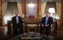 رئيس إقليم كوردستان والقنصل الإيراني في أربيل يناقشان آخر تطورات الوضع في المنطقة بشكل عام