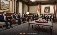 نيجيرفان بارزاني ومثنى السامرائي يبحثان الأوضاع السياسية في المنطقة 