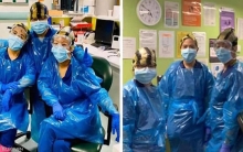بریطانيا... عجز طبي والفرق الطبية يحتمون بأكياس القمامة والنتائج كارثية 