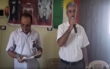 كلمة محمدشريف برهك في مراسم عزاء محمدأمين عباس