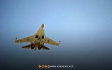 A Russian warplane approaches Area 55 on the Syrian-Jordanian border