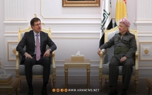 الرئيس بارزاني يستقبل القنصل العام الروسي في أربيل مكسيم روبين