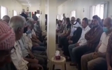 بالفيديو.. جانب من مجلس عزاء القيادي محمدأمين عباس في  قرية قاصطبان