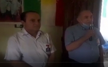 نافع عبدالله يلقي كلمة الـPDK-S في مراسم عزاء محمدأمين عباس بقامشلو