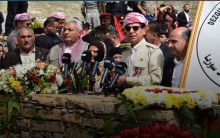 A delegation from the Roj Organization of the Kurdistan Democratic Party - Syria and the Kurdistan Martyrs Foundation - Syria visits the shrine of the immortals