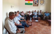   وفد من الـ PDK-S يزور محلية الشهيد نصر الدين برهك في جل آغا