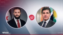 Nechirvan Barzani and Ahmad al-Sharaa Discuss the Situation of the Kurd and Components in Syria
